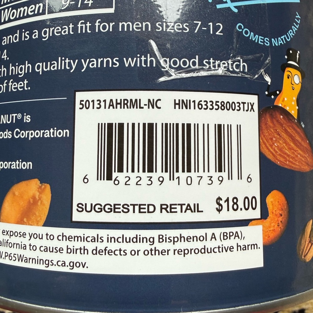 Planters socks (NIB) - Picture 5 of 6